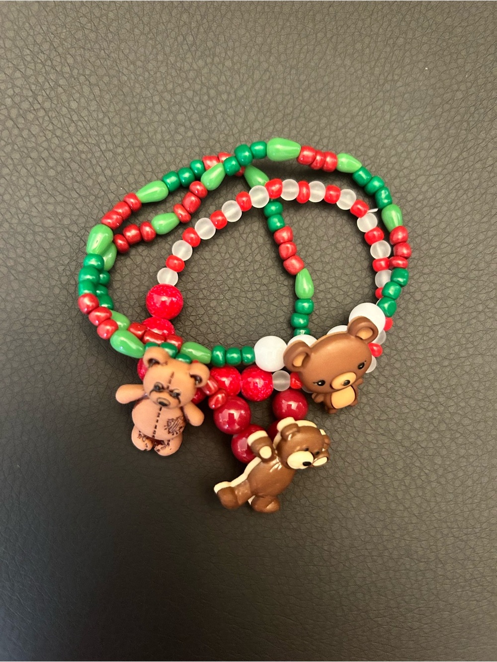 The Three Little Bears Christmas Trio - Red & Green
